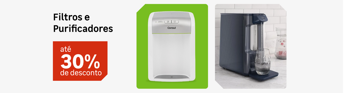 Filtros e Purificadores com até 30%OFF