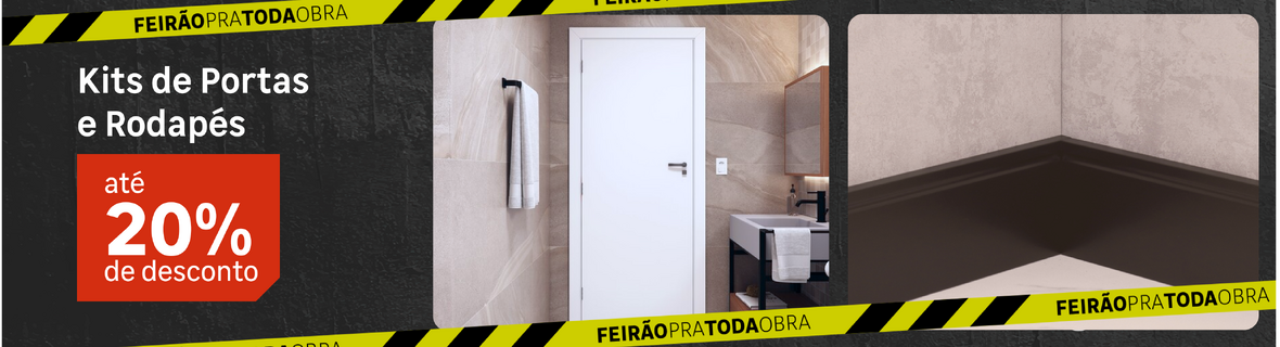 Kits de Portas e Rodapés com até 30%OFF