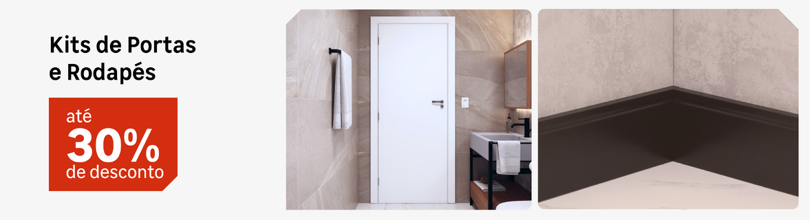 Kits de Portas e Rodapés com até 30%OFF
