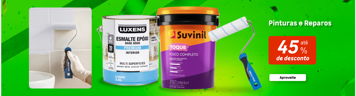 Pinturas e Reparos com até 45%OFF