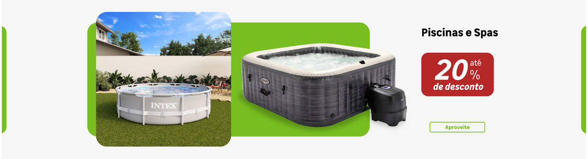 Piscinas e Spas com até 20%OFF