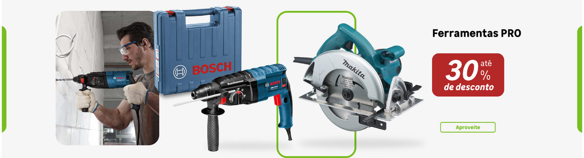 Ferramentas Pro com até 30%OFF