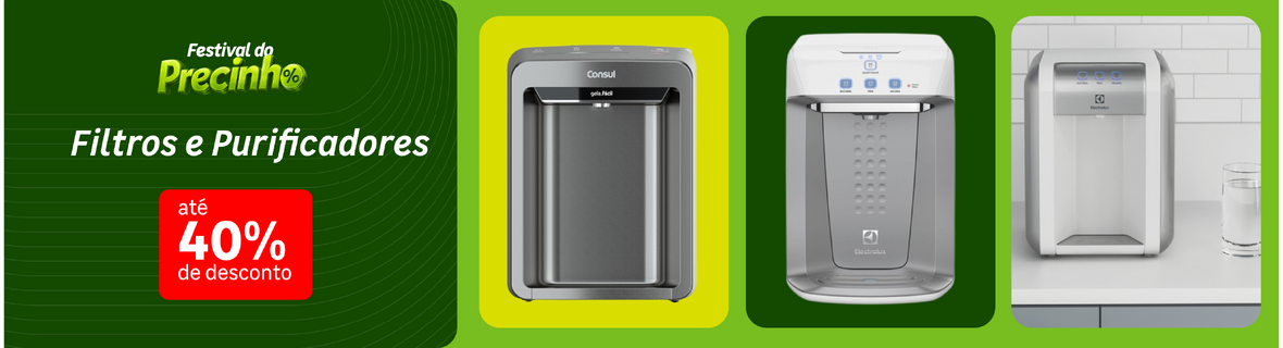 Filtros e Purificadores com at 40OFF