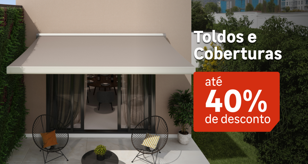 Toldos e Coberturas com at 40 de desconto