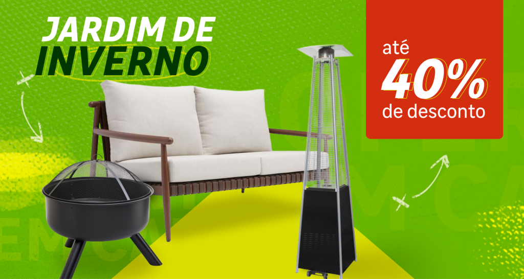 Jardim de Inverno com at 40 de desconto