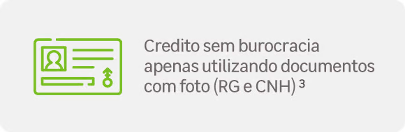 crédito usando documento com foto