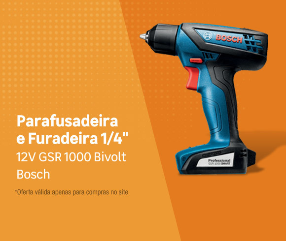 Furadeira e Parafusadeira Smart Bivolt Bosch