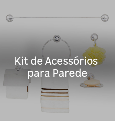 Kit de Acessórios para Parede
