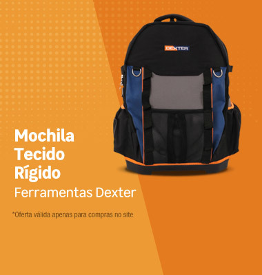 Mochila Tecido Rígido Ferramentas Dexter