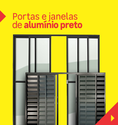 Portas e Janelas Alumínio Preto
