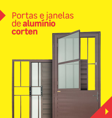 Portas e Janelas de Aluminio Corten